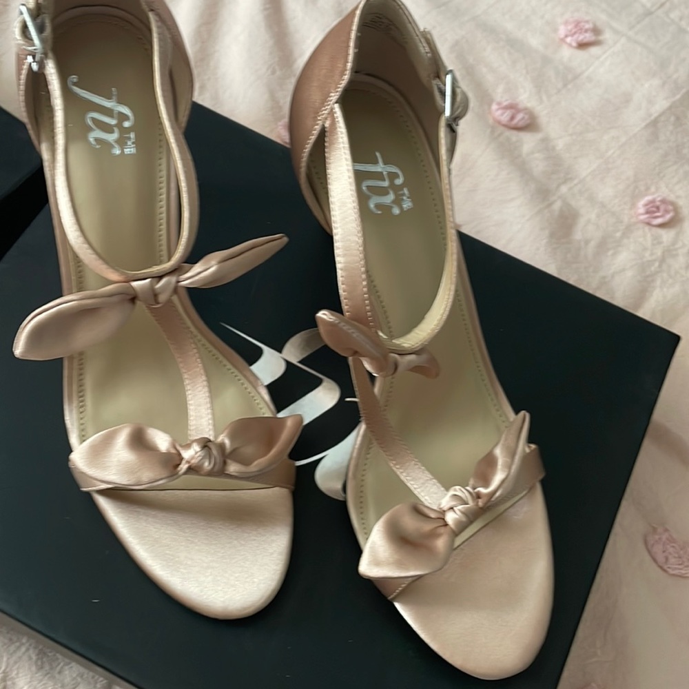 Dressy Champagne Heels